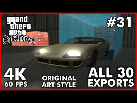 Grand Theft Auto SAN ANDREAS Original Art Style [4K 60FPS] ALL 30 EXPORTS - Walkthrough Part 31