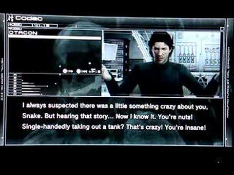 MGS4 Codec... "You're.. the shit!"
