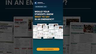 🚨 5 FREE Emergency & Disaster ESL Worksheets | A1–B1 English