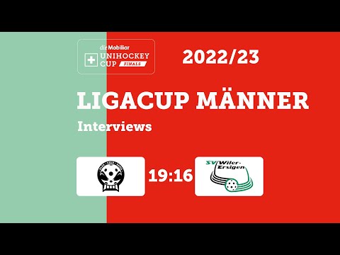 Ligacupfinal Männer: Interviews