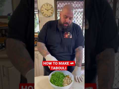 HOW TO MAKE TRADITIONAL TABOULI