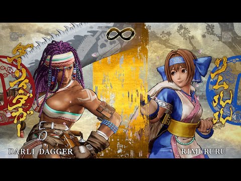 Samurai Shodown Gameplay: Darli Dagger vs Rimururu