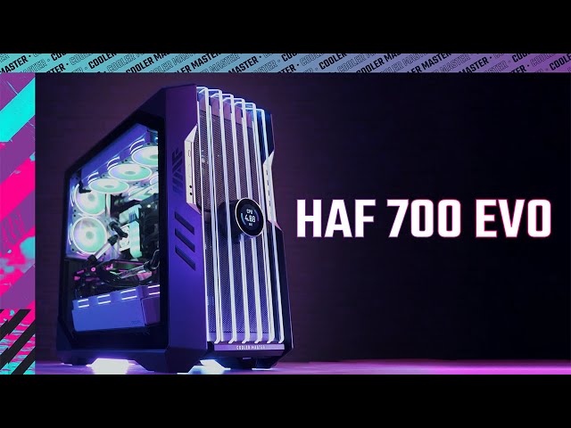 Cooler Master HAF 700 EVO ARGB Vidro Temperado Full Tower USB 3.2 Cinzenta Titânio video