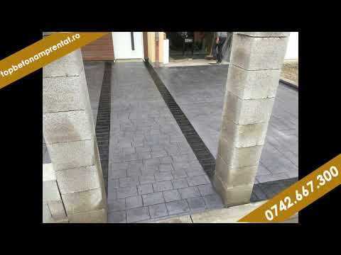 Beton amprentat Sibiu - Preturi beton amprentat Sibiu