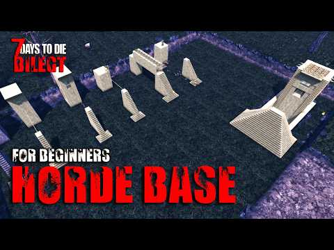 Beginners Guide to Horde Base (TOP 5 LOOP, Dropper Design) - 7 Days to Die