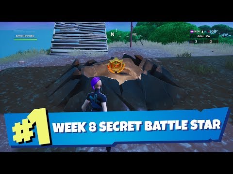 Season 10 Week 8 Secret Battle Star Location Guide - Fortnite Season X Secret Loading Screen