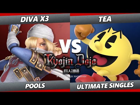 Kyojin Dojo - Diva.x3 (Sheik) Vs. Tea (Pac-Man) SSBU Ultimate Tournament