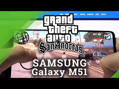 GTA San Andreas on SAMSUNG Galaxy M51 – Gameplay
