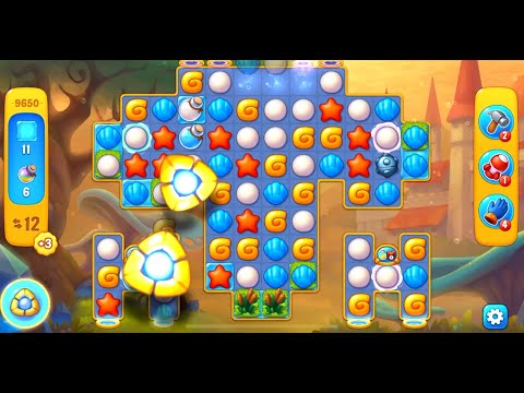 Fishdom level 9650 with a puzzle (с головоломкой)