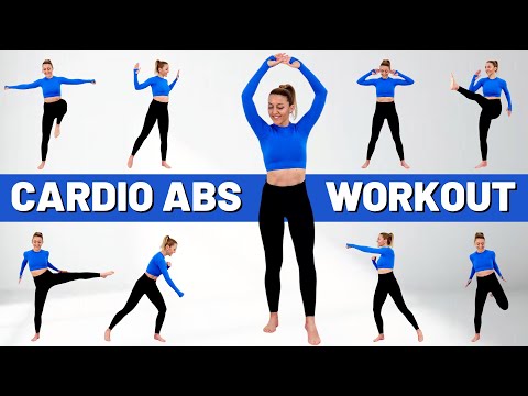 🔥35 Min STANDING ABS CARDIO for Ab Lines, Small Waist & Flat Belly🔥KNEE FRIENDLY🔥NO JUMPING🔥