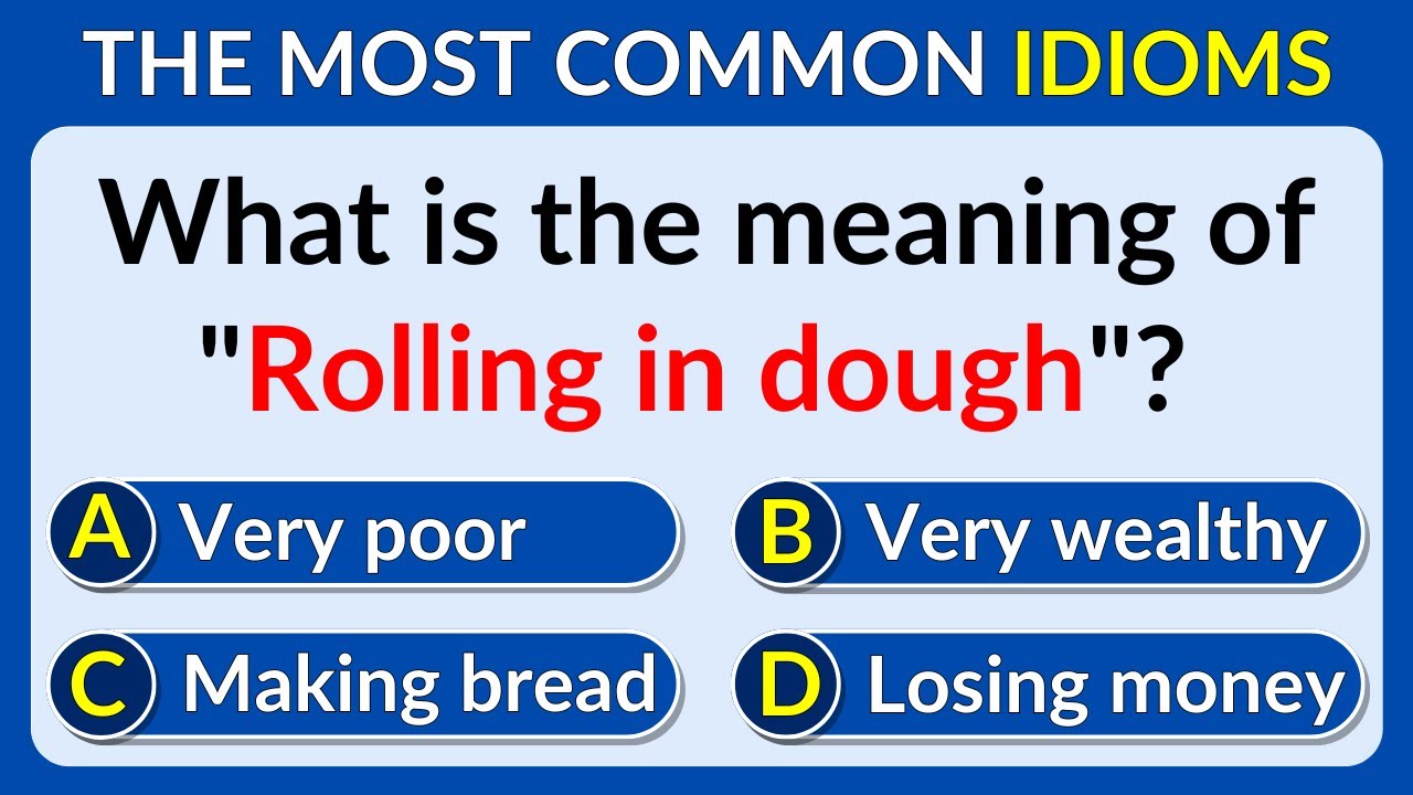 English Idioms Quiz | Can You Score 50/50? #challenge 05