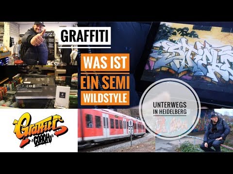 Graffiti lernen - Was ist ein Semi Wildstyle? -  Unterwegs In Heidelberg