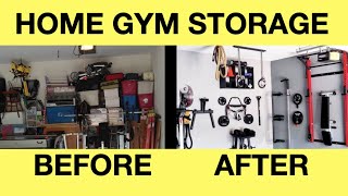 Home Gym Storage & Organization Ideas (Build a Home Gym In a Garage)