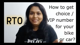 My RTO experience for choice/fancy number.