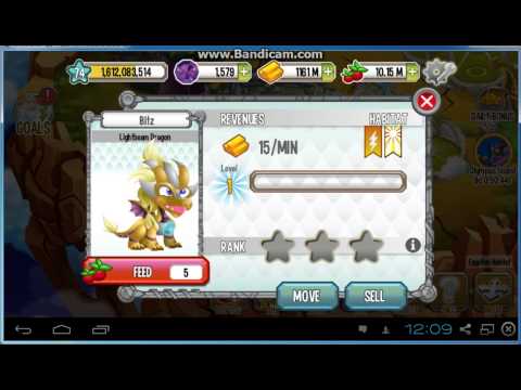 Dragon city - LIGHTBEAM dragon