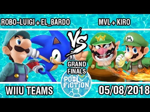 [POOL FICTION 2018] Robo~Luigi + El_Bardo VS. Mvl + Kiro - SSB4 - Grand Finals