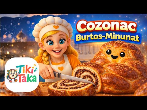 Cozonac Burtos-Minunat (Rețete Muzicale cu MiGusta) - Tiki Taka Music for Kids | MiGusta bucătărește
