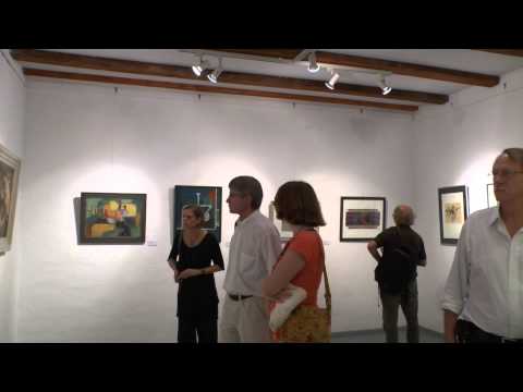 Kreativität Bildender Künstler im Alter (2), Gang durch die Ausstellung