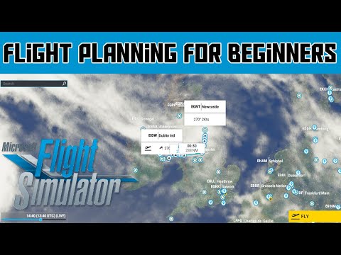 Microsoft Flight Simulator 2020 - How Do You Create Flight Plans For Beginners??