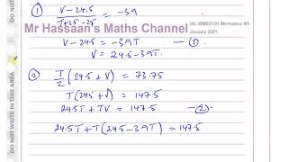 Download Lagu WME01 01 (Edexcel) M1 January 2021 IAL Q7 Kinematics, Speed Time Graphs Thumbnail