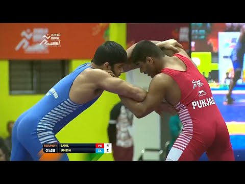 Wrestling Greco-Roman 71 KG Under 17 Boys Final - Sahil Vs Umesh | Khelo India Youth Games 2020