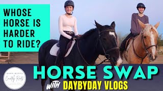 HORSE SWAP WITH GABBY & STORM FROM DAYBYDAY VLOGS! | VLOG