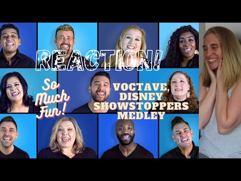 REACTION! Voctave, Disney Showstoppers Medley❤️ #Voctave #DisneyShowStoppersMedley #Disney ACappella