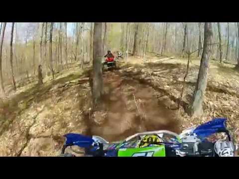 2014 GNCC Round 5 (Dunlop Limestone 100) DW Helmet Cam Lap 1 PM