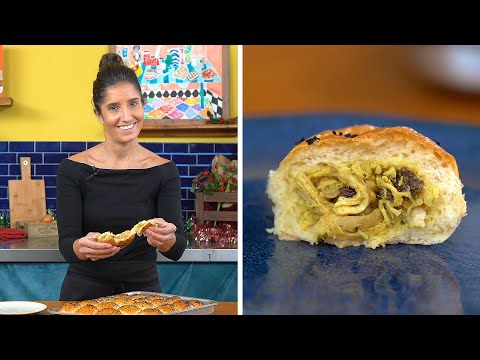 Christmas Turkey Stuffed Dough Balls Recipe