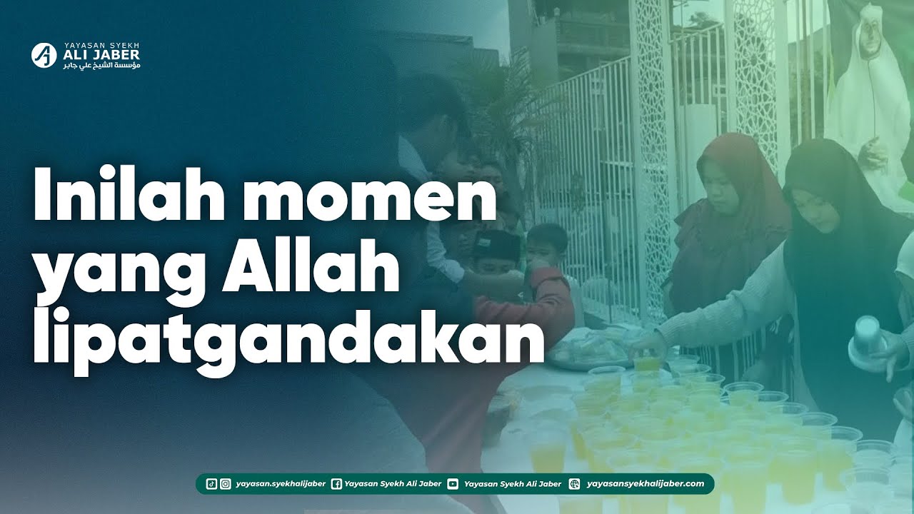 Inilah momen yang Allah lipatgandakan — Jumat Berkah di Yayasan Syekh Ali Jaber.