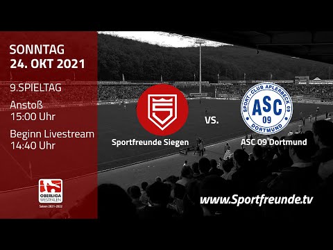 Sportfreunde Siegen gegen ASC Dortmund, 24.10.2021 Leimbachstadion Siegen