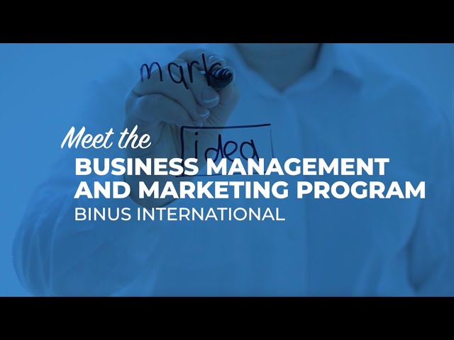 Business Management & Marketing (International Program)