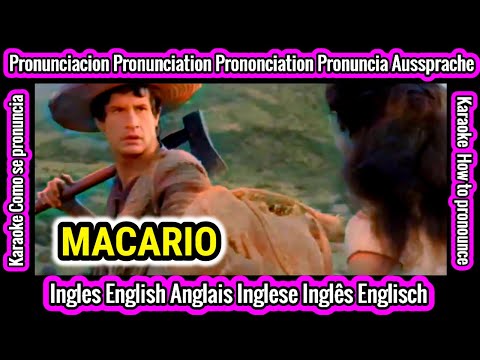 , title : 'MACARIO ( A COLOR )| pelicula Como hablar cantar con pronunciacion en ingles traducida español'