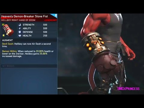 INJUSTICE 2 - HELLBOY LEGENDARY GEAR SHOWCASE