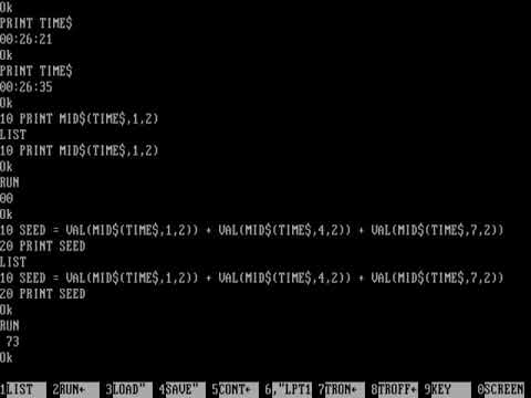 Coding In Gw Basic