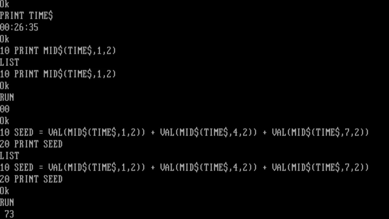 Programming in GW-BASIC