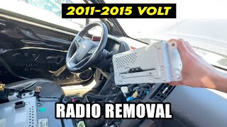 2011-2015 Chevrolet Volt : How to Remove the Radio
