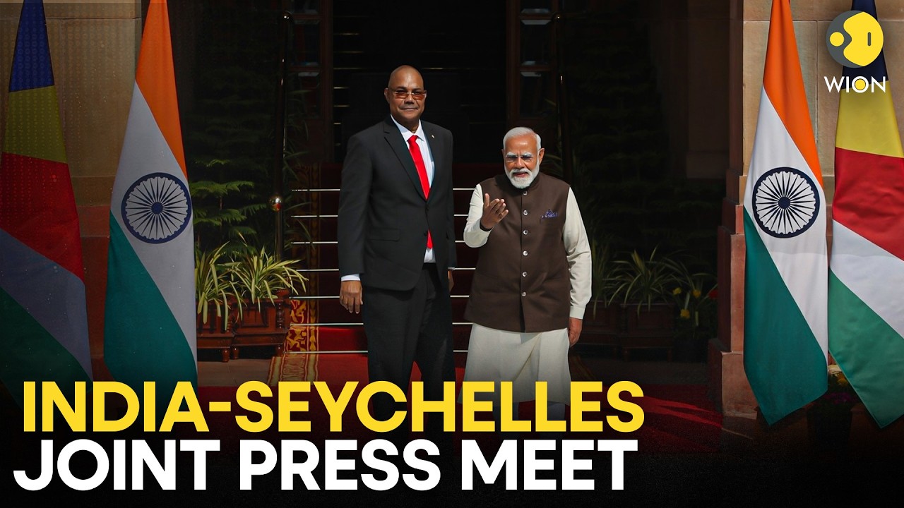 LIVE: PM Modi, Seychelles President Patrick Herminie Hold Joint Press Conference | WION