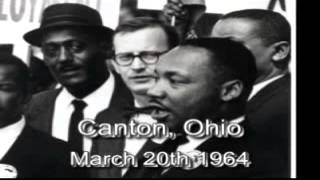 preview picture of video 'Dr. Martin Luther King Jr. in Canton, Ohio  3-20-64'