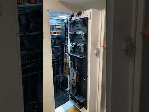 John Wick ? 🤔 #hiddenguncloset #gunsafe #hiddenroom #gun #murphydoor