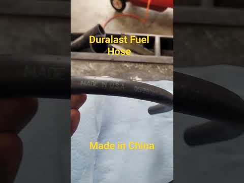 Duralast Fuel Hose Made in China