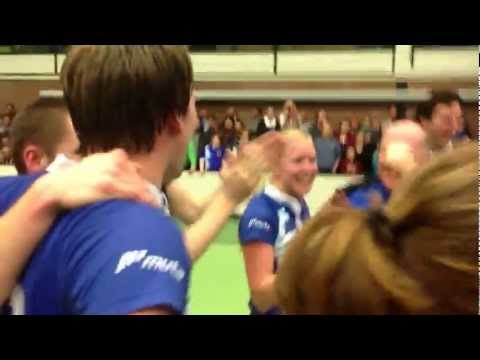 Promotie OVVO/De Kroon naar de Korfbal League, laatste secondes en ontlading!