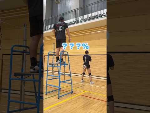 【バレー】コントロールショット✨レベルMAX🤣#wisteria #volleyball #バレーボール#haikyuu #ハイキュー#fypシ #fyp