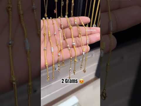 2 Grams Adults Bracelet Collection 😍 Sen Jewellers Anchal 😘 #gold #bangles #diamondaccessories