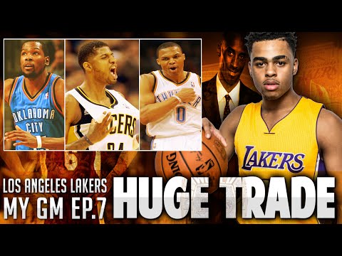 NBA 2K16 Lakers MyGM Ep.7 - HUGE TRADES!!