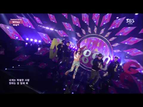 [Comeback Stage][1080p] NS Yoon G - Wifey @ SBS Inkigayo