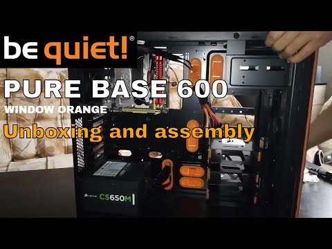 be quiet! PURE BASE 600 WINDOW assembly, unboxing and PC build