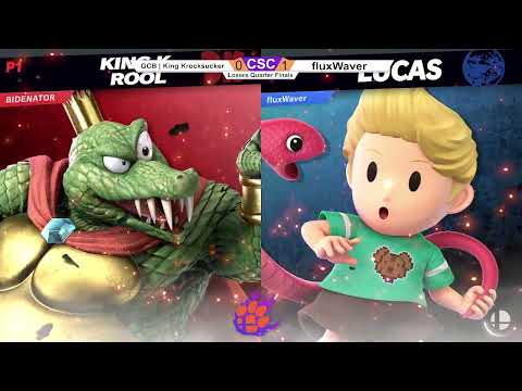 Clocktower Smash 109 - LQ - GCB | King Krocksucker (King K. Rool) vs. fluxWaver (Lucas) - SSBU