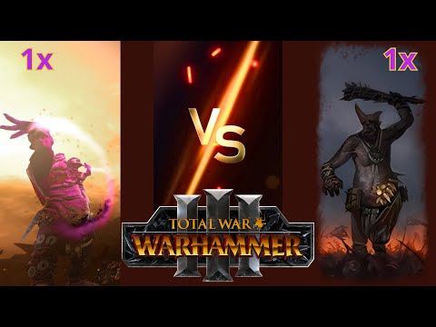 Kann der verfluchte Ettin (Runenrufer) den Chaosriesen in Total War: Warhammer 3 besiegen?