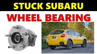 How to Remove a STUCK Subaru wheel bearing with the Hub Buster removal tool!